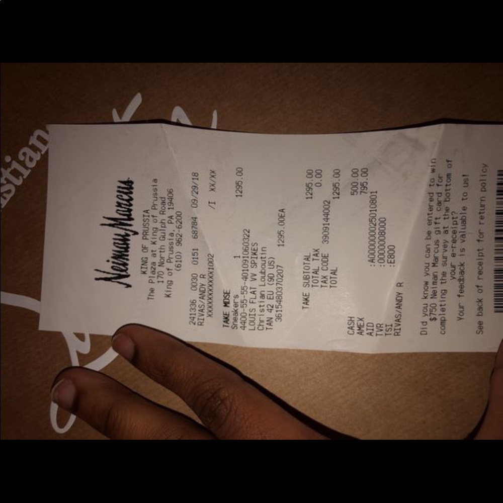BRAND NEW LOUBS SZ 10 (45) 10/10 condition - Picture 5 of 5